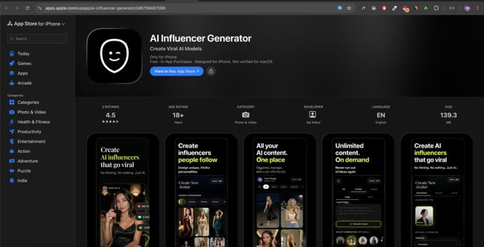 AI Influencer Generator