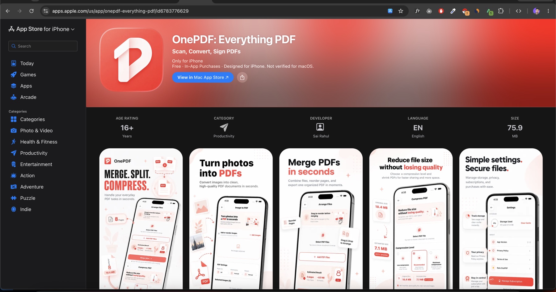 OnePDF: Everything PDF